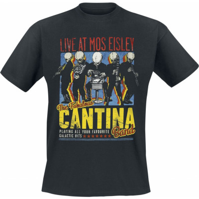 Star Wars - Disney T-shirt - Cantina Band On Tour - S 5XL - för Herr - svart
