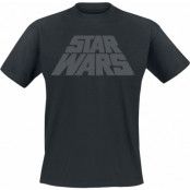 Star Wars T-shirt - Logo - M 3XL - för Herr - svart