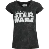 Star Wars T-shirt - Logo - S L - för Dam - svart