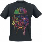 Star Wars T-shirt - Paint Splats Helmet - S XXL - för Herr - svart