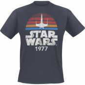 Star Wars T-shirt - Since 1977 - S XXL - för Herr - antracit