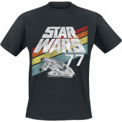 Star Wars T-shirt - Star Wars - 77 - S XL - för Herr - svart