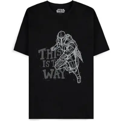 Star Wars T-shirt - The Mandalorian - S XXL - för Herr - svart