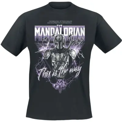 Star Wars T-shirt - This Is The Way Heavy Metal - M XXL - för Herr - svart