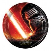 Papperstallrikar Star Wars The Force Awakens - 8-pack