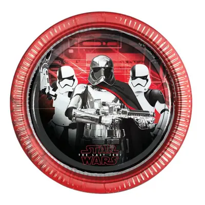 Papperstallrikar Star Wars The Last Jedi - 8-pack