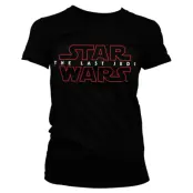 Star Wars The Last Jedi Logo Svart Dam T-shirt L