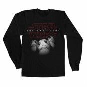 Blanc/Noir Star Wars Officiellement sous Licence The Last Jedi Luke Skywalker Baseball Manches Longue T-Shirt