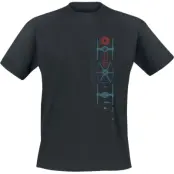Star Wars T-shirt - Andor - Tie Fighter - S 5XL - för Herr - svart