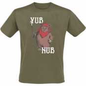 Star Wars T-shirt - Ewok - Yub Nub - M - för Herr - grön