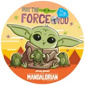 Star Wars Mandalorian Tårtbild 15,5cm