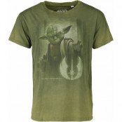 Star Wars T-shirt - Yoda - May The Force Be With You - M 3XL - för Herr - grön