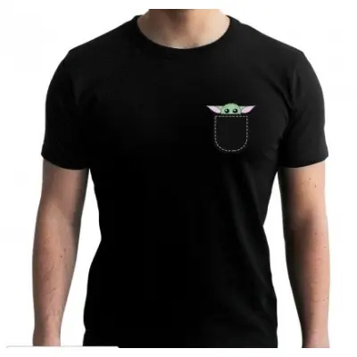 Star Wars the Mandalorian Baby Yoda T-shirt Svart XL