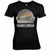 The Mandalorian Baby Yoda Crib Girly Tee, T-Shirt